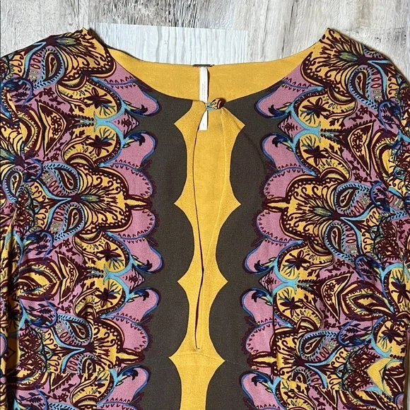 FREE PEOPLE OSSIE VIBES BELL SLEEVES TUNIC DRESS Size 6 - Picture 3 of 8